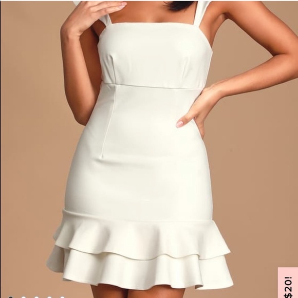 Lulus Bright New Day Ruffle Dress - Picture 1 of 2